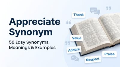 Appreciate Synonym
