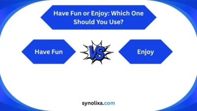 have fun or enjoy