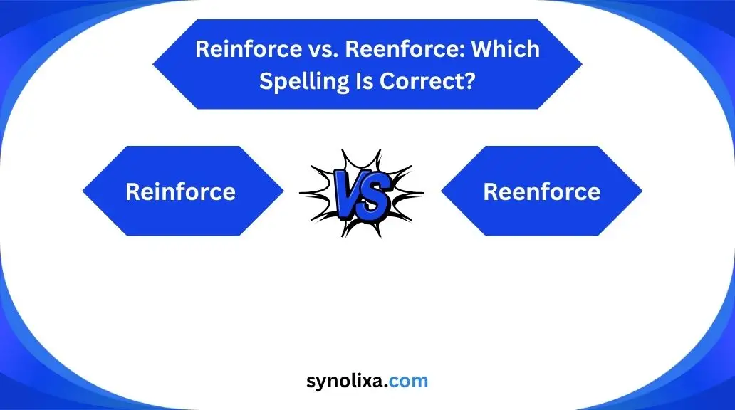 reinforce vs reenforce