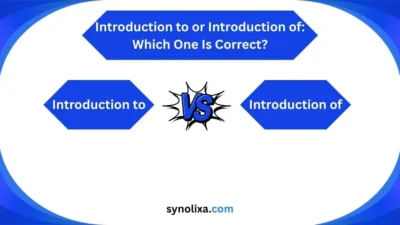 introduction to or introduction of