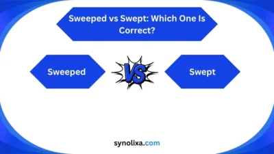 sweeped vs swept