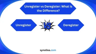 unregister vs deregister